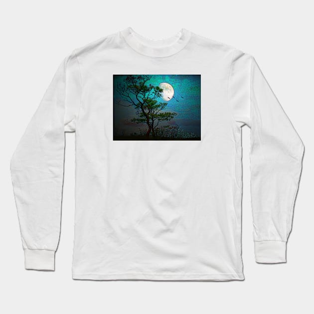 Moonlight Long Sleeve T-Shirt by Susan Werby